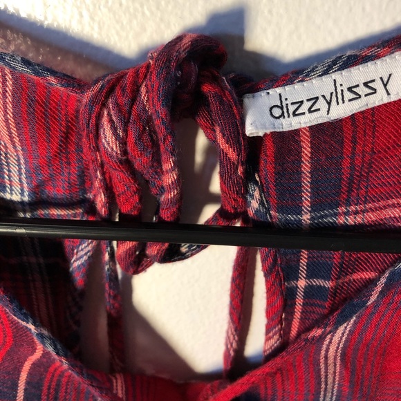 Plaid 3/4 Sleeve Top - Picture 3 of 3